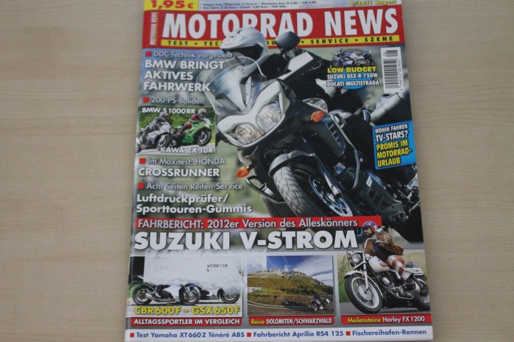 Deckblatt Motorrad News (08/2011)
